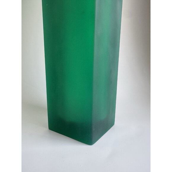 Martha Sturdy Resin Vase Rare Green Golden Bow - Picture 8 of 13